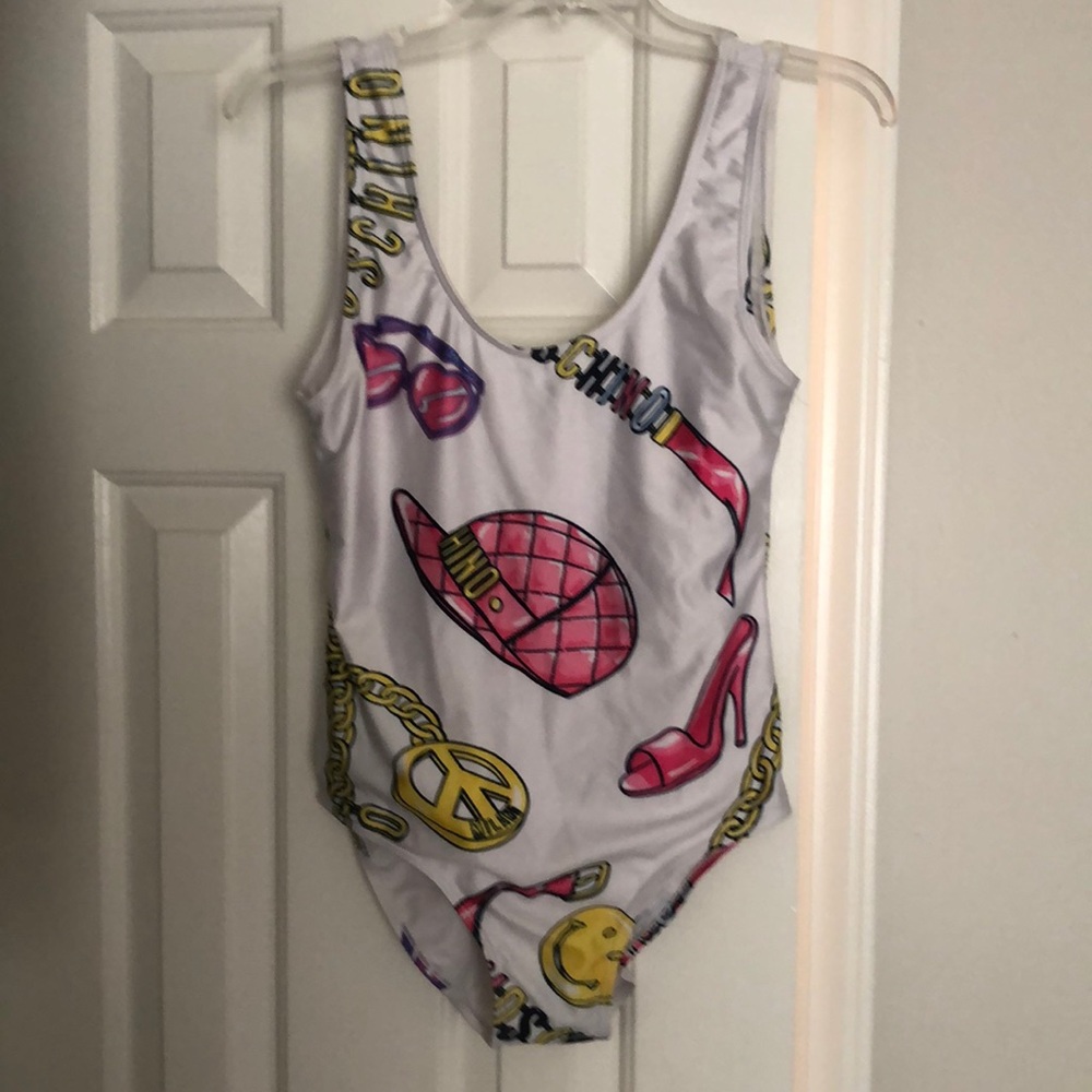 Moschino dupe one piece swimsuit